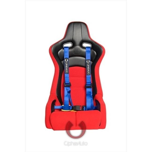 Cipher Cipher CPA4002BL Racing Blue 4 Point Racing Harness Pair Set CPA4002BL
